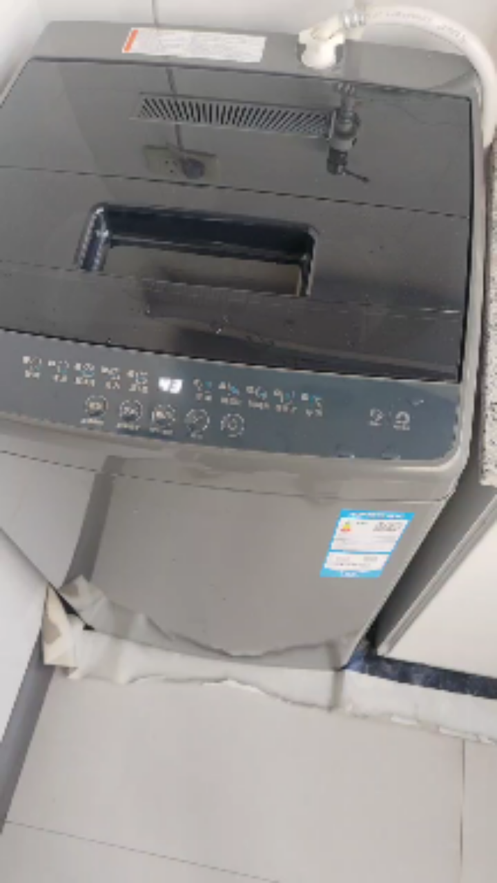 海尔(Haier)9KG全自动波轮洗衣机直驱变频一级能效租房宿舍家用大容量智能预约桶自洁除螨洗晒单图