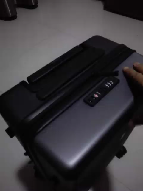 （锤科出品）地平线8号（LEVEL8）行李箱旅行箱登机箱20英寸德国拜耳PC箱体拉杆箱 灰色 灰色 20寸晒单图