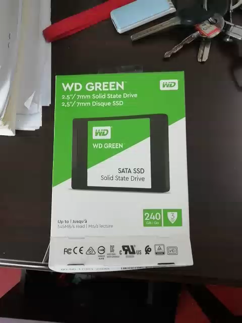 西部数据(WESTERN DIGITAL) Green系列 240GB SATA接口 SSD固态硬盘晒单图