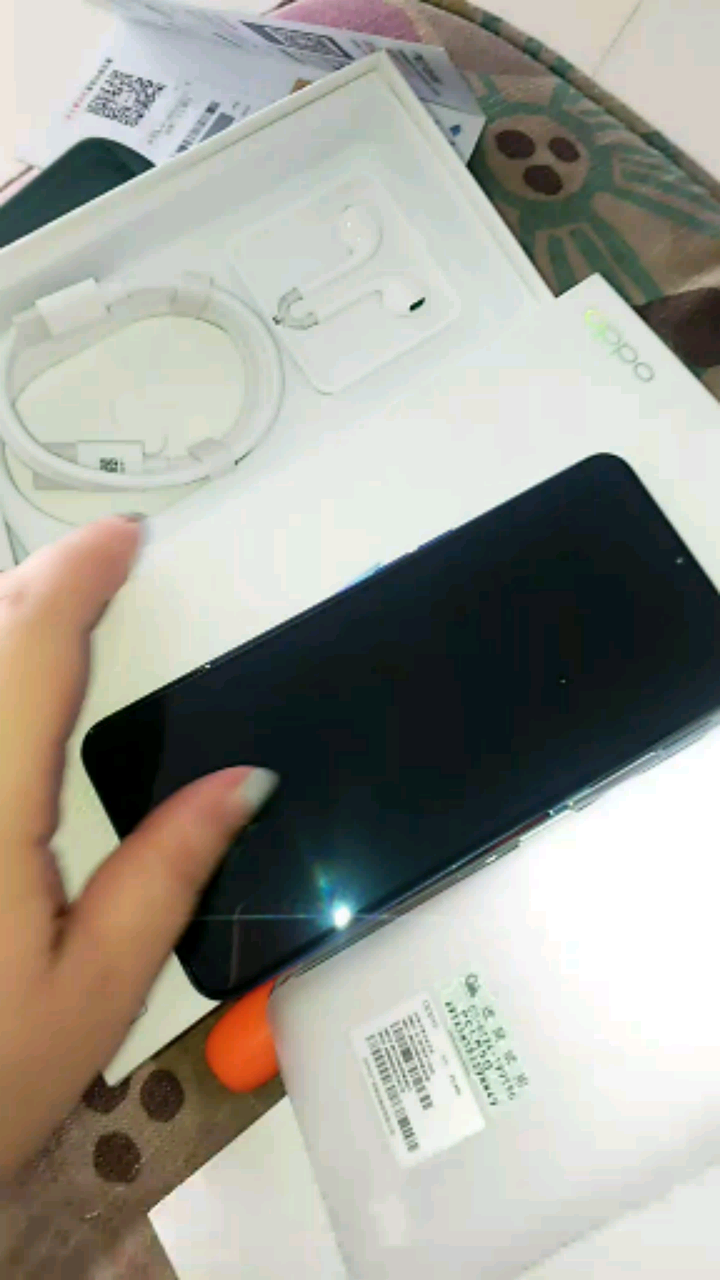 OPPO K7 海夜色 8+256G 双模5G手机 骁龙765G OLED屏幕指纹 4800万超清四摄 3200万前摄晒单图